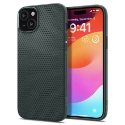 Гръб Spigen Liquid Air за iPhone 15 Plus - Зелен