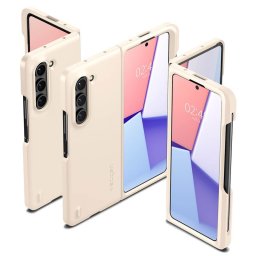 Калъф Spigen Thin Fit P (S Pen) за Samsung Galaxy Z Fold 5 - Бежов