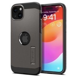 Гръб Spigen Tough Armor MagSafe за iPhone 15 - Тъмно сив