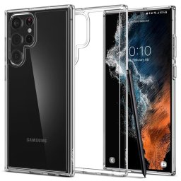 Калъф Spigen Ultra Hybrid за Samsung Galaxy S22 Ultra - Прозрачен