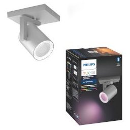 Hue Argenta Single Spotlight Aluminium