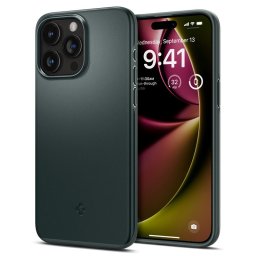 Гръб Spigen Thin Fit за iPhone 15 Pro Max - Зелен