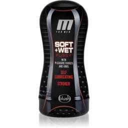 Blush M For Men Soft and Wet Pussy flesh мъжки мастурбатор Red 17,8 см
