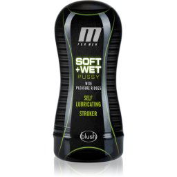 Blush M For Men Soft and Wet Pussy flesh мъжки мастурбатор Green 17,8 см