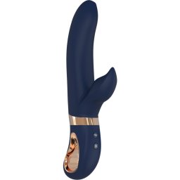 Dream Toys Goddess Collection Atropos вибратор със стимулиране на клитора blue 22,5 см