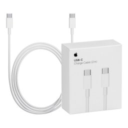 Data кабел Apple USB C/USB C Data Cable 2m - Бял, MLL82ZM/A