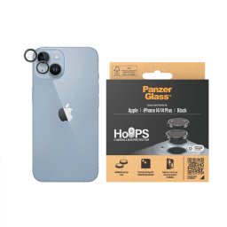 Стъклен протектор за камера PanzerGlass Hoops за Apple Iphone 14 / 14 Plus - Черен