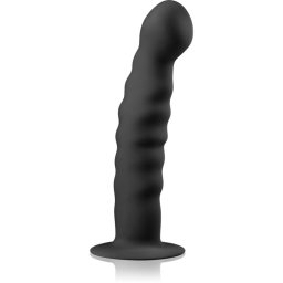 EasyToys Ribbed Dong анално дилдо black 14,5 см