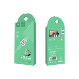 Адаптер Hoco UA8 micro USB to type-c - Перлено бял