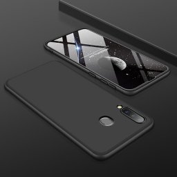Гръб GKK 3 IN 1 Hard PC Case за Samsung Galaxy A20s - Черен
