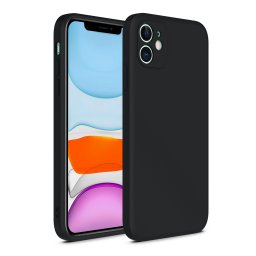 Гръб Liquid Silicone TPU за Samsung Note 20 - Черен
