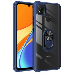 Калъф Military ring за Xiaomi Redmi 9C - Син