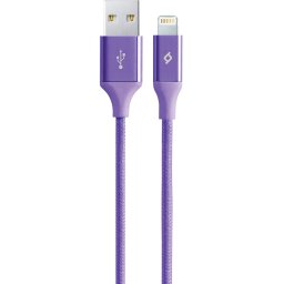 Кабел AlumiCable Lightning Charge/Data Cable, Лилав