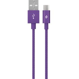 Кабел AlumiCable Micro USB Charge/Data Cable - Лилав