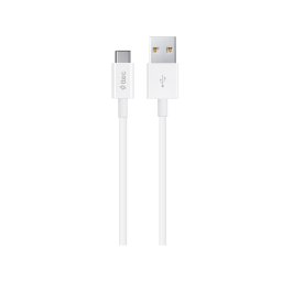 Кабел ttec Type C Charge 2.0 / Data Cable , Бял