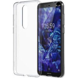 Оригинален гръб Clear Nokia 5.1 Plus - Прозрачен