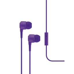 Слушалки J10 In-Ear Headphones with Microphone, Лилави