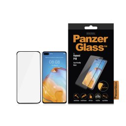 Стъклен протектор PanzerGlass за Huawei P40 CaseFriendly - Черен