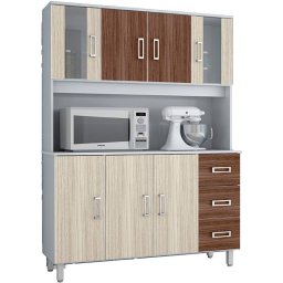 ARMARIO DE COZINHA GIGIOLUX 1,20m 7 PORTAS 3 GAVETAS