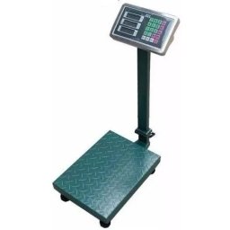 BALANÇA DE COLUNA 180KG COM BATERIA PLATAFORMA VISOR DIGITAL - ZTECH