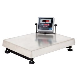 BALANÇA EM INOX 300KG PLATAFORMA VISOR DIGITAL - SEM COLUNA - INMETRO