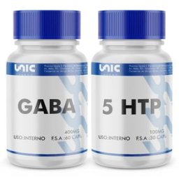 Gaba 400mg 60Cps + 5HTP 100mg 30Cps