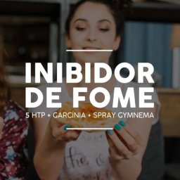 Kit Inibidor de fome Garcinia 60 cáps + Spray de Gymnema + Associações 60ml + 5htp 60 cáps