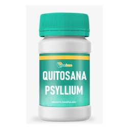 Quitosana + Psyllium 60 Cápsulas Auxilia no emagrecimento