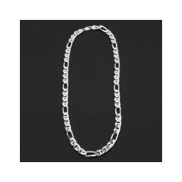 Corrente / Colar de Prata Fígaro 60 cm