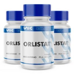 Kit 3 Potes orlistat 120 mg 60 capsulas