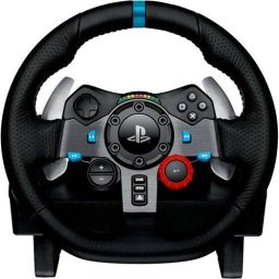 VOLANTE GAMER LOGITECH P/ PS4 PS3 E PC KIT AUTO GAMMER C/ PEDAL E CAMBIO