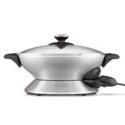 PANELA ELETRICA DE ALUMINIO TRAMONTINA 6L 1500W ANTIADERENTE - PRATA/PRETA