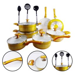 JOGO DE PANELAS 7 PECAS PRYMELUX REVESTIMENTO EM CERAMICA AQUECIMENTO RAPIDO