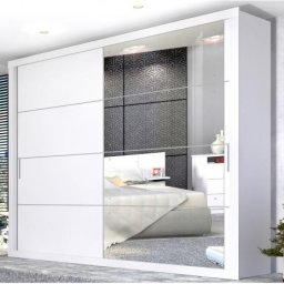 GUARDA-ROUPA COM 4 ESPELHOS E 2 PORTAS DE CORRER 2,72m