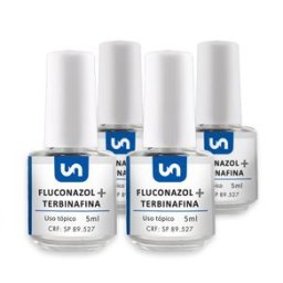Kit 4 Fluconazol + Terbinafina esmalte
