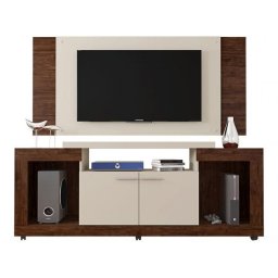 RACK ESTANTE COM PAINEL PARA TV ATE 55 POL 2 PORTAS