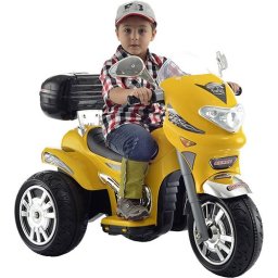 MOTO ELETRICA INFANTIL 12V C/ BAU E BATERIA
