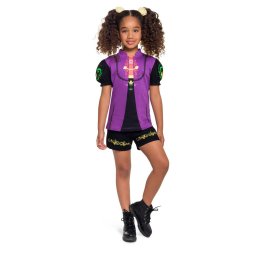 Pijama Fantasia Feminino Infantil Veggi Manga Curta Personagem Anna da Frozen 2
