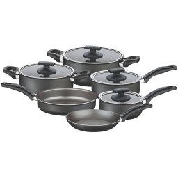 JOGO DE PANELAS 6 PEÇAS TEFLON BLACK TRAMONTINA