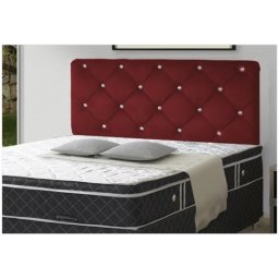 CABECEIRA DE CASAL PARA CAMA BOX PADRÃO ESTOFADO ALTA COSTURA