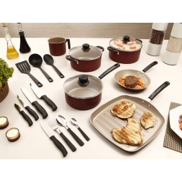 JOGOS DE PANELAS 36 PEÇAS Starflon TRAMONTINA