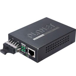CONVERSOR DE MIDIA PLANET 10/100/1000 Multimodo FULL DUPLEX ATE 55KM