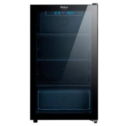 CERVEJEIRA PHILCO EXPOSITORA FRIGOBAR 95L REFRIGERADA POR COMPRESSOR PAINEL LED