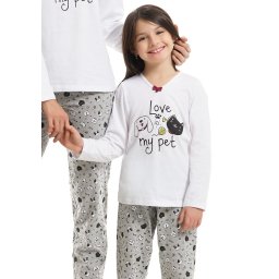 Pijama Infantil Feminino Paulienne em Algodão Pet 21882