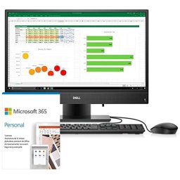 COMPUTADOR ALL IN ONE DELL CORE i3 4GB RAM HD 128SSD TELA 21