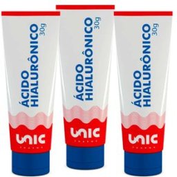 kit 3 unidades Ácido hialurônico 1% gel creme 30g