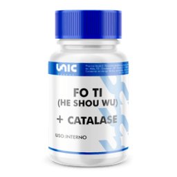 Fo Ti (He Shou Wu) + Catalase - 30 Cápsulas