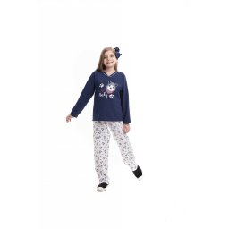 Pijama Infanti Paulienne Flanelado Marinho Husky 37265