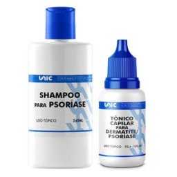 Kit Capilar para Psoríase - Tônico 100ml + Shampoo 240ml