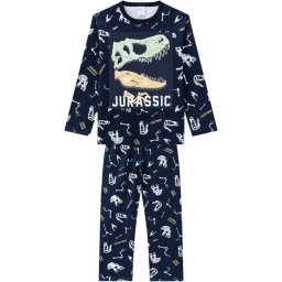 Pijama Masculino Infantil Juvenil Kyly Dinossauro Estampa que Brilha no Escuro em algodão 207554